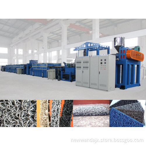 PVC Coil Mat Carpet Extrusion Line